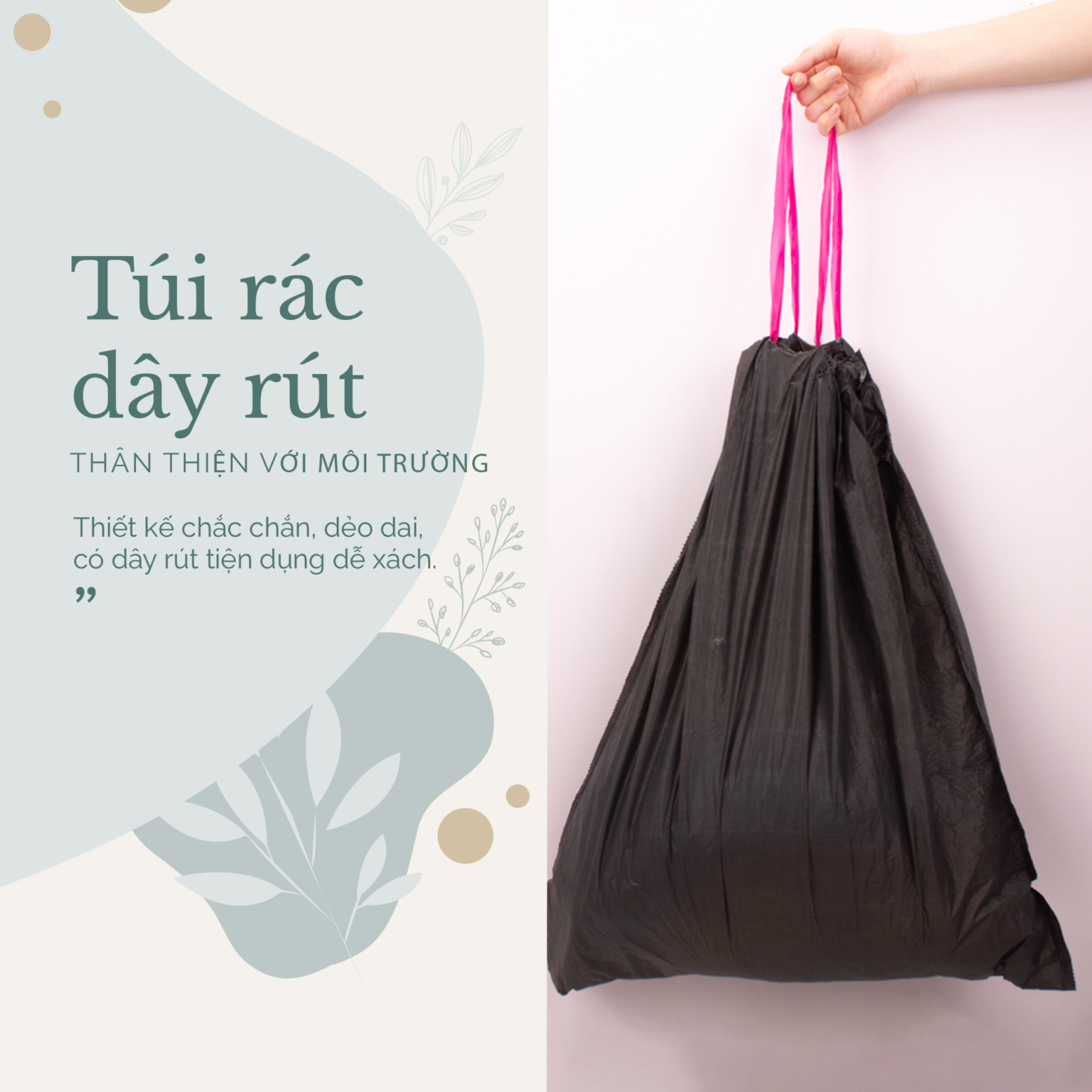 Túi rác có dây rút - Alta Plastics